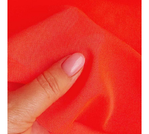 43 Флуо-оранжевая сетка-стрейч, Orange, Турция