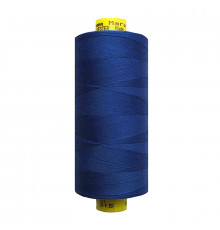 26 Черно-синий. Нитки GUTERMANN Mara 120 №310  