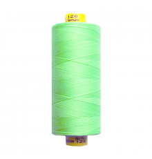 14 Холодный зеленый. Нитки GUTERMANN Mara 120 №401  