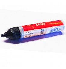 Серебряный глиттер NERCHAU, 28 мл, 20020 