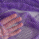 31 Фиолетовая крупно-ячеестая сетка со стразами, стразы Violet