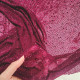 33 Темно-малиновая стрейч-сетка со стразами, стразы Fuchsia