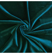 16-2 Тёмно-зеленый гладкий бархат, Италия, Carvico