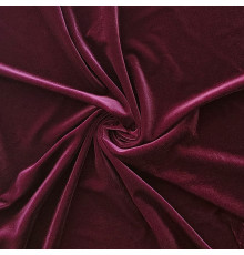 51-2 Баклажановый гладкий бархат, Италия, Carvico
