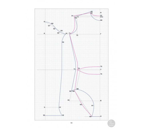 Построение выкройки купальника для художественной гимнастики. PDF-файл